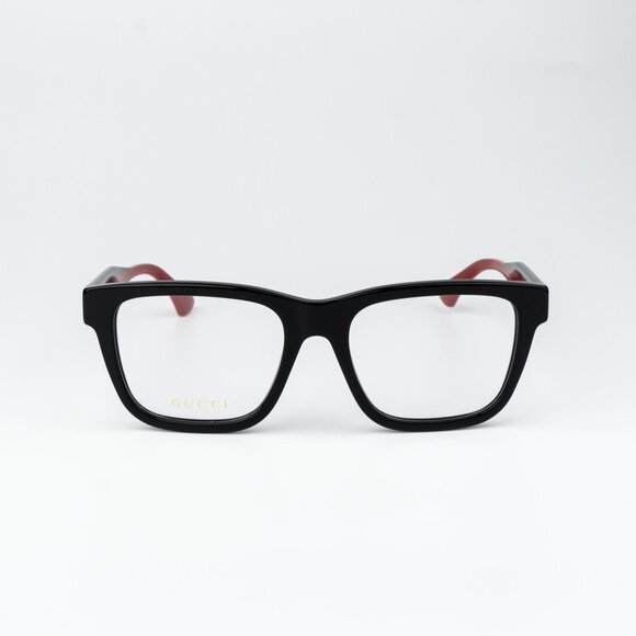 Gucci Men Eyeglasses Black Green Square GG1870O 005 NEW AUTHENTIC - Picture 2 of 10